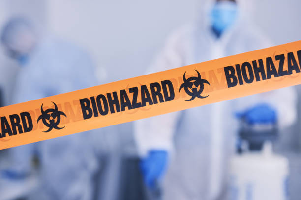 Professional Biohazard Cleanup technician working in Melvin, IA
